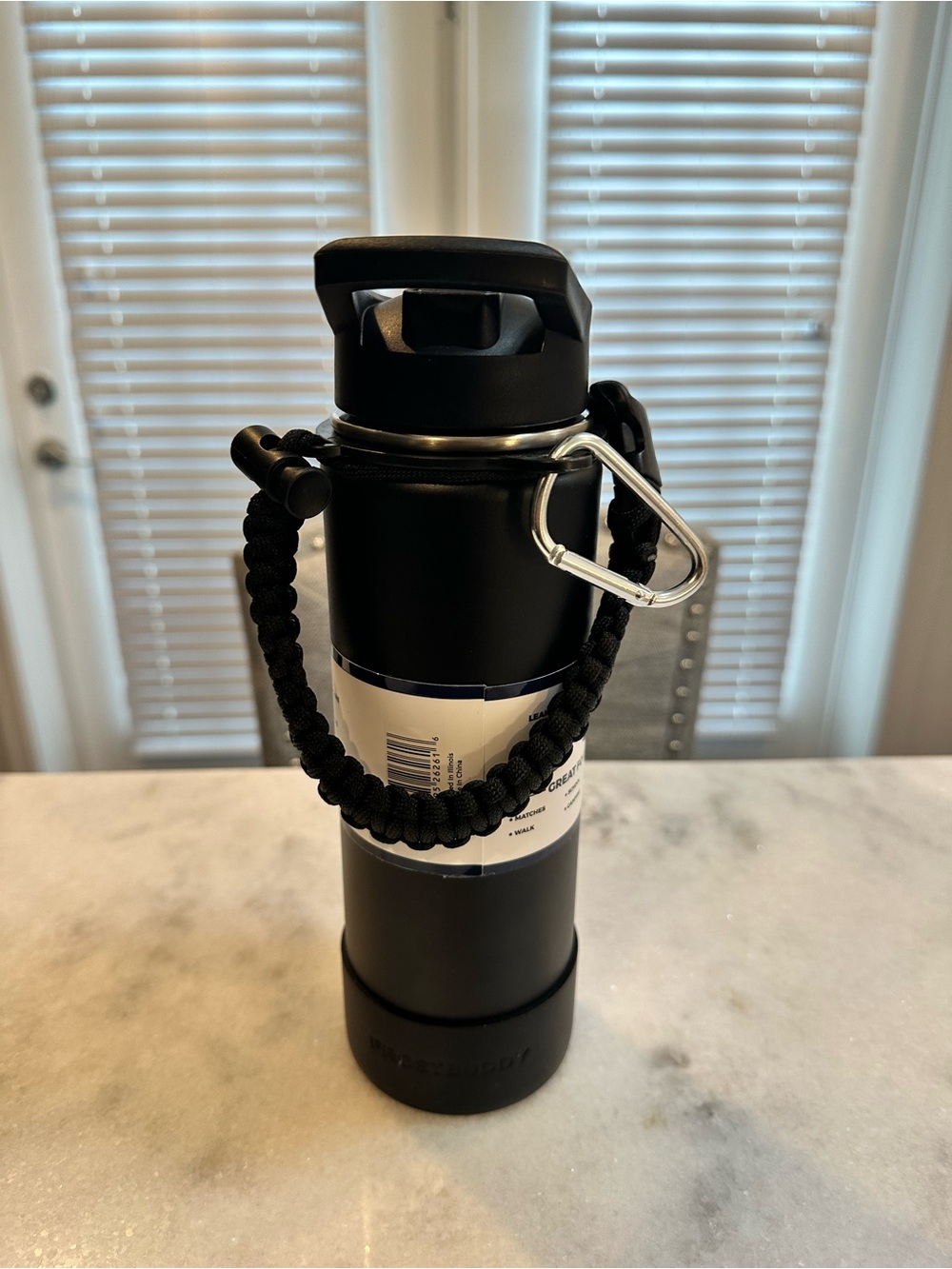 Frost Buddy Black Limited Edition Universal Flip Top 24oz Water Bottle - Picture 2 of 7